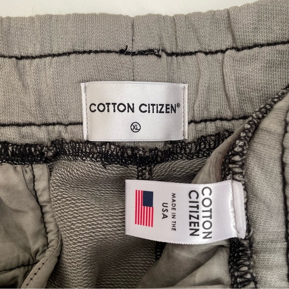 Cotton Citizen Mens Cobain Sweats Joggers Pants Vintage Taupe Distressed army XL - Picture 11 of 14